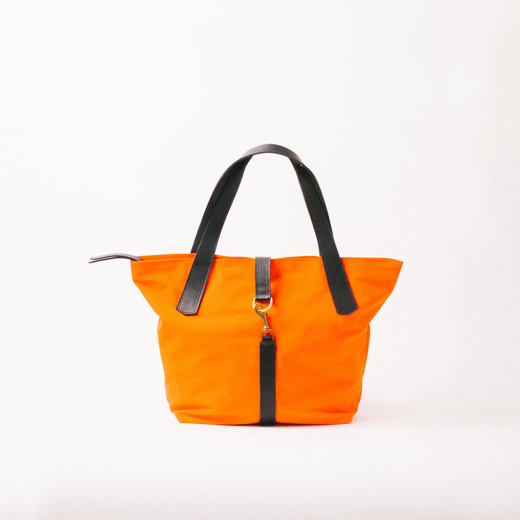 bright orange bag